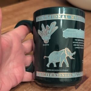 Smithsonian Museum Of Natural History Museum 16oz Hunter Green/Metallic Mug